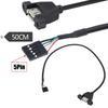 Quality USB2.0 Female to Motherboard 9Pin Header Cable USB IDC Header Cable for Reliable Motherboard Connectivity