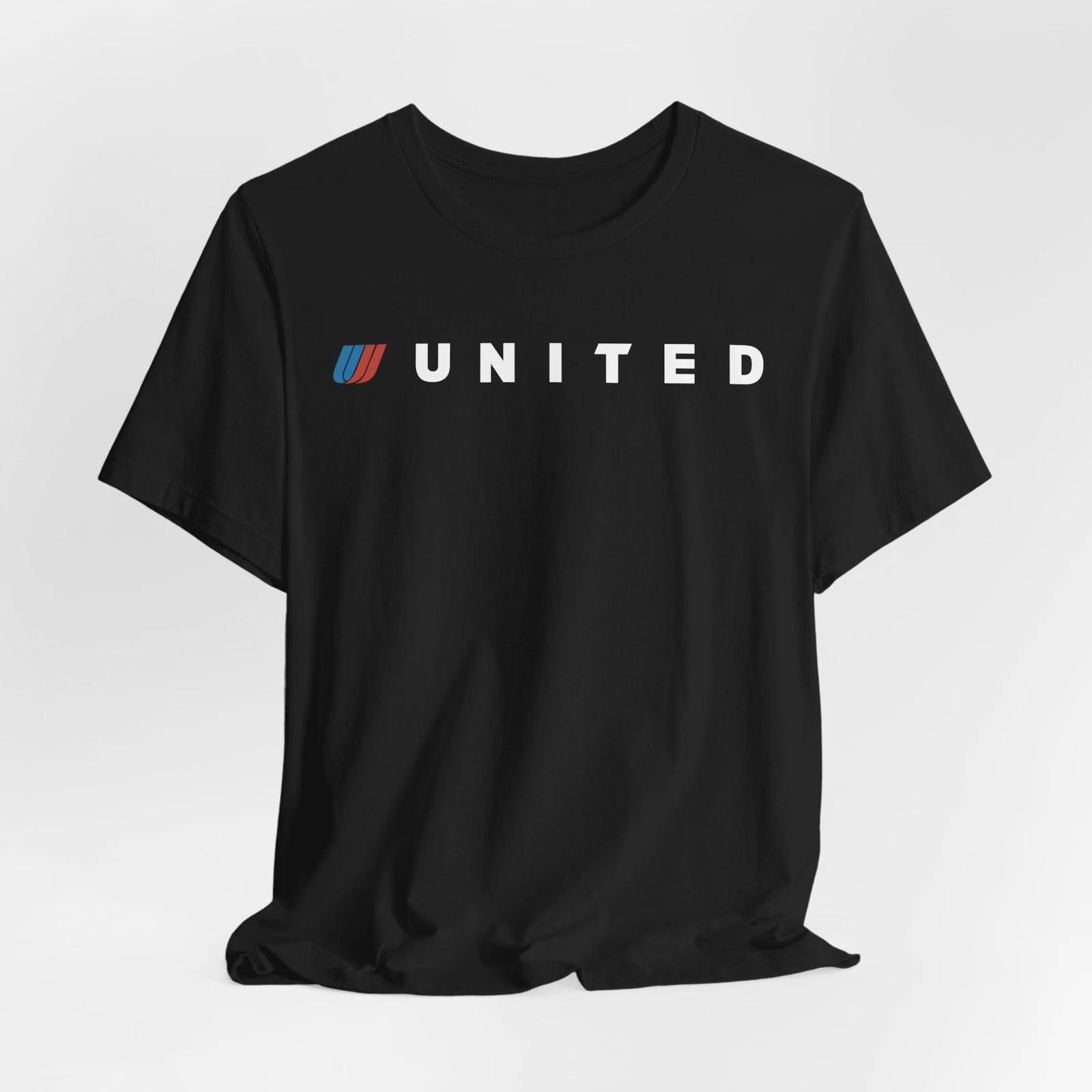 Men s and Women s T-shirts United Airlines Logo XXL