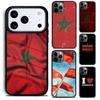 Marokko Maroc Marokkanische Flagge Handyhülle für iPhone 17 16 15 Pro Max Air 14 13 12 11 Plus Stoßfeste Capa Hülle