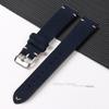 Vintage Leather Suede Watch Strap 14mm 16mm 18mm 20mm 22mm Watchband Gray Blue Brown Watch Bands Quick Release Wristband Belt