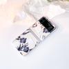 For Samsung Galaxy Z Flip 4 3 Case Tulip Flowers Painted Transparent Shockproof Pc Hard Back Cover For Samsung Zflip4 Flip3 Case