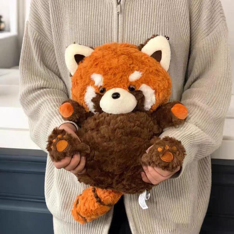

25/35CM Cute Cartoon Raccoon Panda Plush Toys Soft Stuffed Animals Pillow Hugging Plushie Gift for Birthday Halloween Christmas 25cm