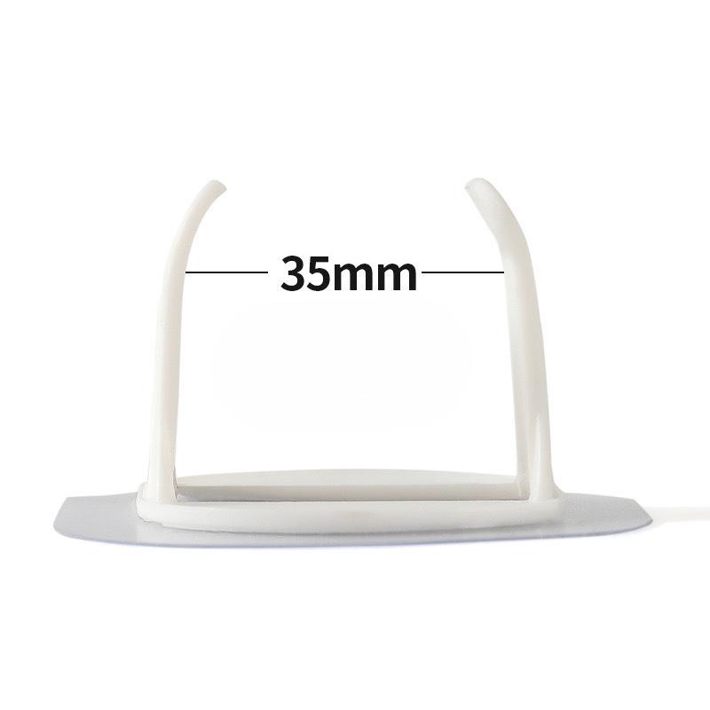 Adhesive Washing Machine Drain Hose Holder for Front Load Washer, No Drill Pipe Clip Organizer for Home Laundry Room