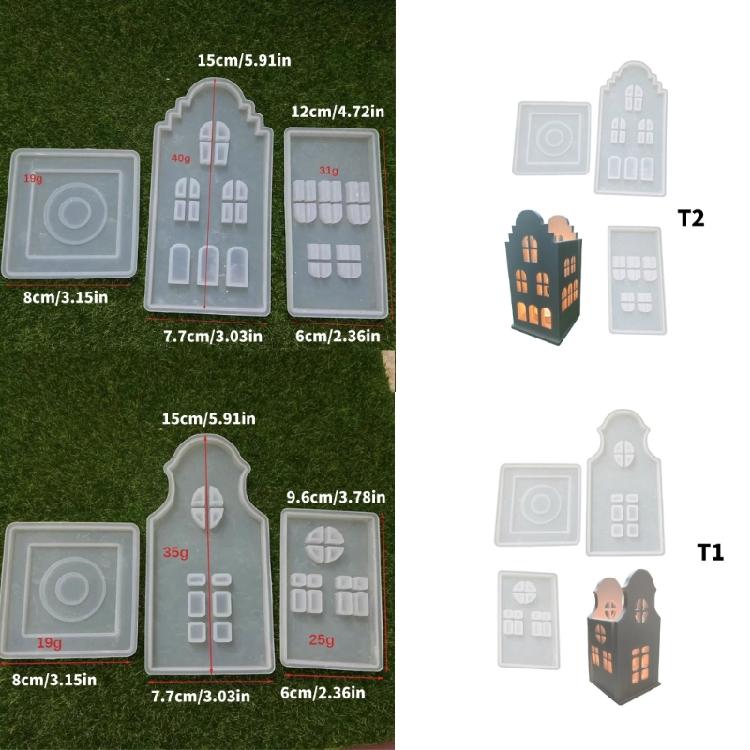 Versatile Sturdy Silicone Molds for House Candle Accessory Portable for Artistics and Craft Supplies Lovers