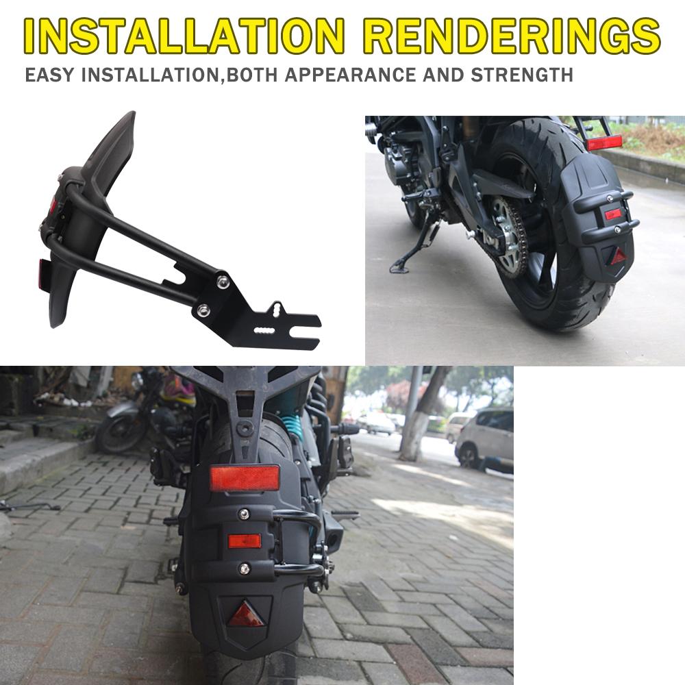 Pour CFMOTO NK150 CF 150NK NK250 250NK 300NK NK300 NK400 400NK NK 150 250 300 400 NK Garde-boue Arrière de Moto Protection contre les Projections