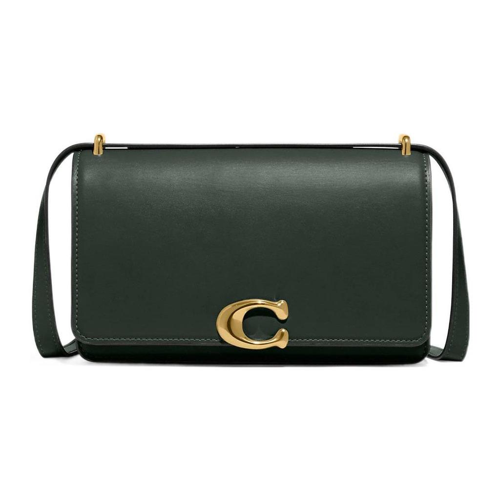 Coach Bandit 24 Multifunctional Pocket Flap Closure Envelope Bag Women Shoulder Bag Dark-Green CC416-B4RFT