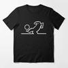 Unisex Unisex Kick The Ball La Linea Tv Graphic T Shirt Retro Pointing Humor Novelty Loose Breathable Casual Tees Sweatshirt Tops