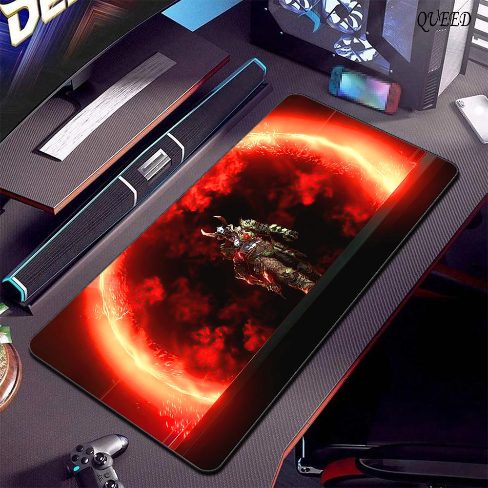Podkładka pod mysz Gaming D-Dooms E-Eternals 30x80cm Antypoślizgowa Gumowa Podstawa MouseMat Gamer XXL Dywanik na Biurko PC Pogrubiony Pad na Stół do E-sportu