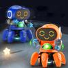 Dance Music 6 Claws Robot Octopus Spider Robots Vehicle Birthday Gift Toys for Children Kids Early Education Baby Toy Boys Girls