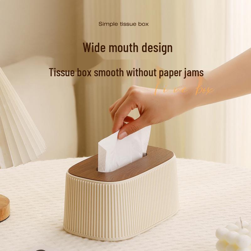 Spring-Loaded Nordic Creative Desktop Tissue and Napkin Holder