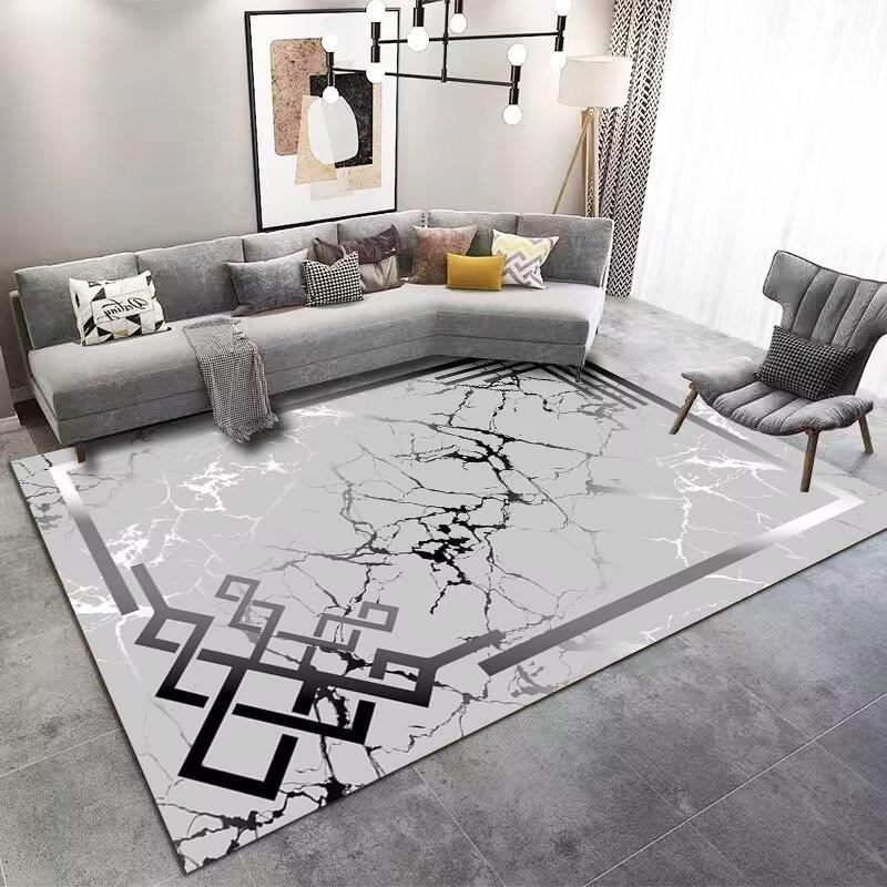 

Modern Luxury Large Living Room Carpets Household Bedroom Carpet Aesthetics Bed Tail Rugs Lounge Sofas Coffee Table Area Mats 60x90cm