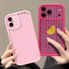 Stripe Heart Pattern Case For iPhone 18 Pro Max Shockproof Bumper Soft Silicone Cover For iPhone 17 16 15 14 13 Pro Max 17E