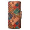 For iPhone 16 Pro Max Case Flower Printing Stand PU Leather Protective Phone Cover