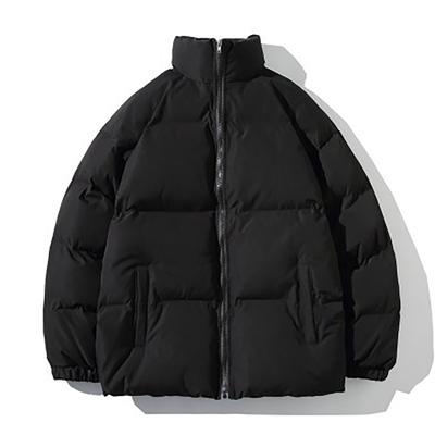 Zimní bunda Pánské Parky Zesílený Teplý Kabát Pánský Stojáček Jednobarevná Ležérní Parka Dámská Móda Streetwear 5