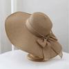 Wide Brim Straw Sun Hat Oversize Sun Protection Hat Foldable Weave Sun Cap  Summer