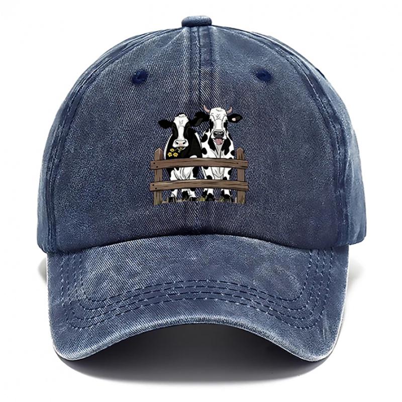 Pc Cows Printed Hat Hats for Men Lovely Style Hat for Women Breathable Baseball Caps Outdoor Hat Adjustable DAD Hats Suit