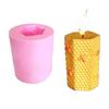 Bienenwabenförmige Kerze Silikonform 3D Bienenstockform für handgemachte DIY Bienenwachsform Wachsschmelz Waben Kerzenherstellung Zubehör