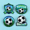 Handmade 3D Soccer Event Football Enamel Pin Zinc Alloy Brooch For Fan Collectors And Fashion Accessories