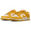 Nike  Dunk Low Dark Sulfur Mini Swoosh Women Sneakers Yellow Pale-Ivory Sail IB4417-101