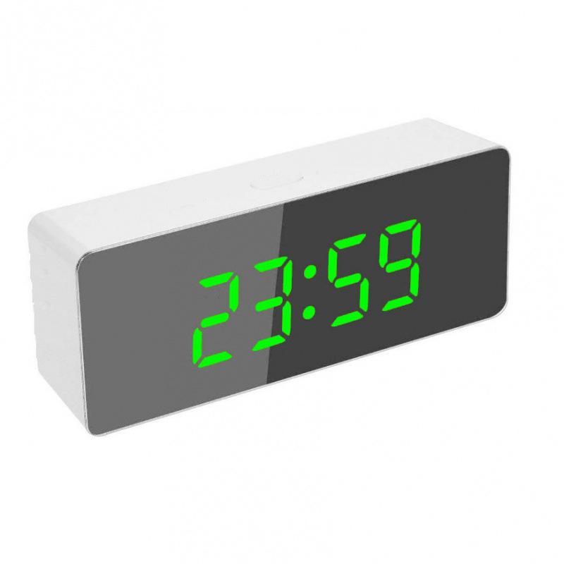 LED Modern Minimalist Digital Alarm Clock with Temperature Display and Creative Desktop Design
