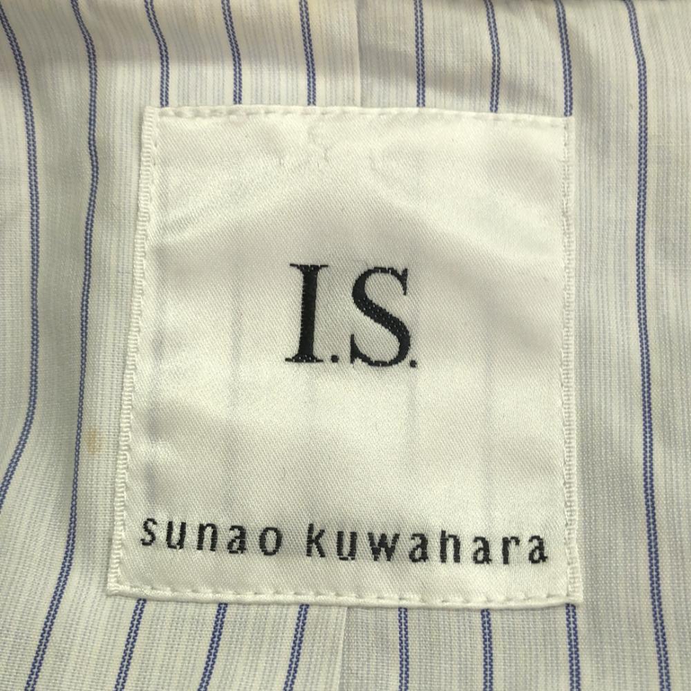 I.S.sunao Kuwahara Hooded Coat Navy Women Used
