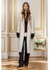 European Style Women's Long Woolen Coat - Autumn/Winter Over-the-Knee Slim Fit Lapel Jacket