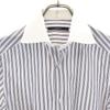 Gucci Made In Italy Striped Pattern Long Sleeve Cotton Shirt 38 Men's Used