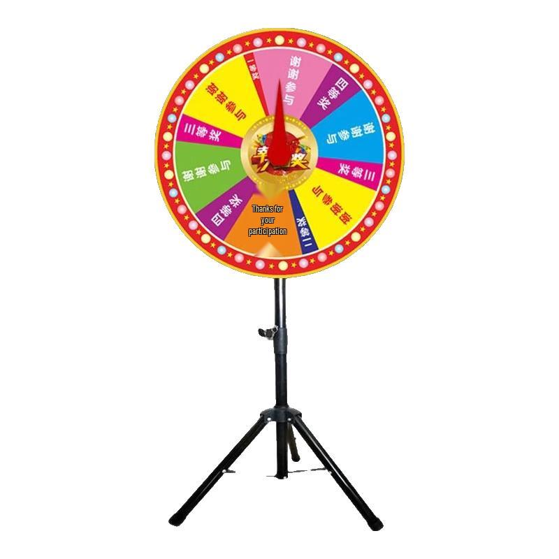 Promotional Event Lucky Draw Turntable Tripod Stand