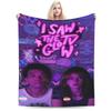 I Saw The Tv Glow  Merch Blankets Super Soft Fleece  Throw Blanket Comfortable Plush Thin Quilt