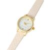 Maison De Fleur Women's Leather-Look Belt Watch, Ivory