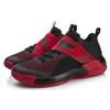 Li Ning Yushuai Non Slip Lightweight Mid Top Basketball Shoes Men's Black Red ABPN015-5