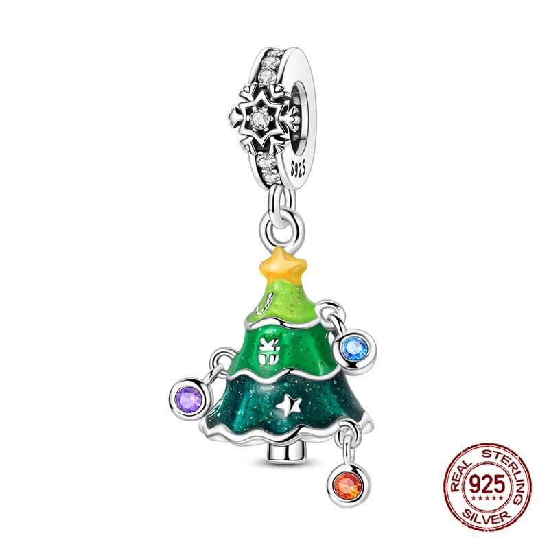 Original Charmscopper Christmas Series Elk Charms Beads Fit 3Mm Original Bracelet Necklace Womens Diy Fine Jewelry Gift