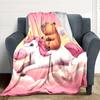 1PC Unicorn, Capybara Blanket - Soft Warm All-Season Throw for Sofa, Bed, Car, Office, Throw For Sofa yy250916097