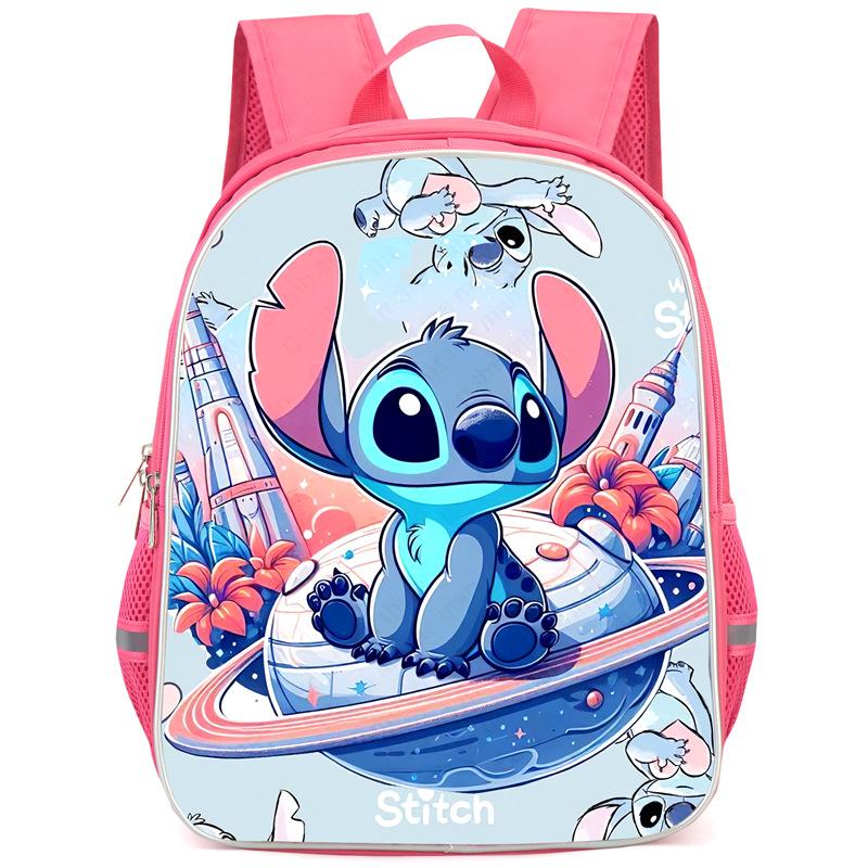Stitch Peripheral Anime Backpack Men'S And Women'S School Bags