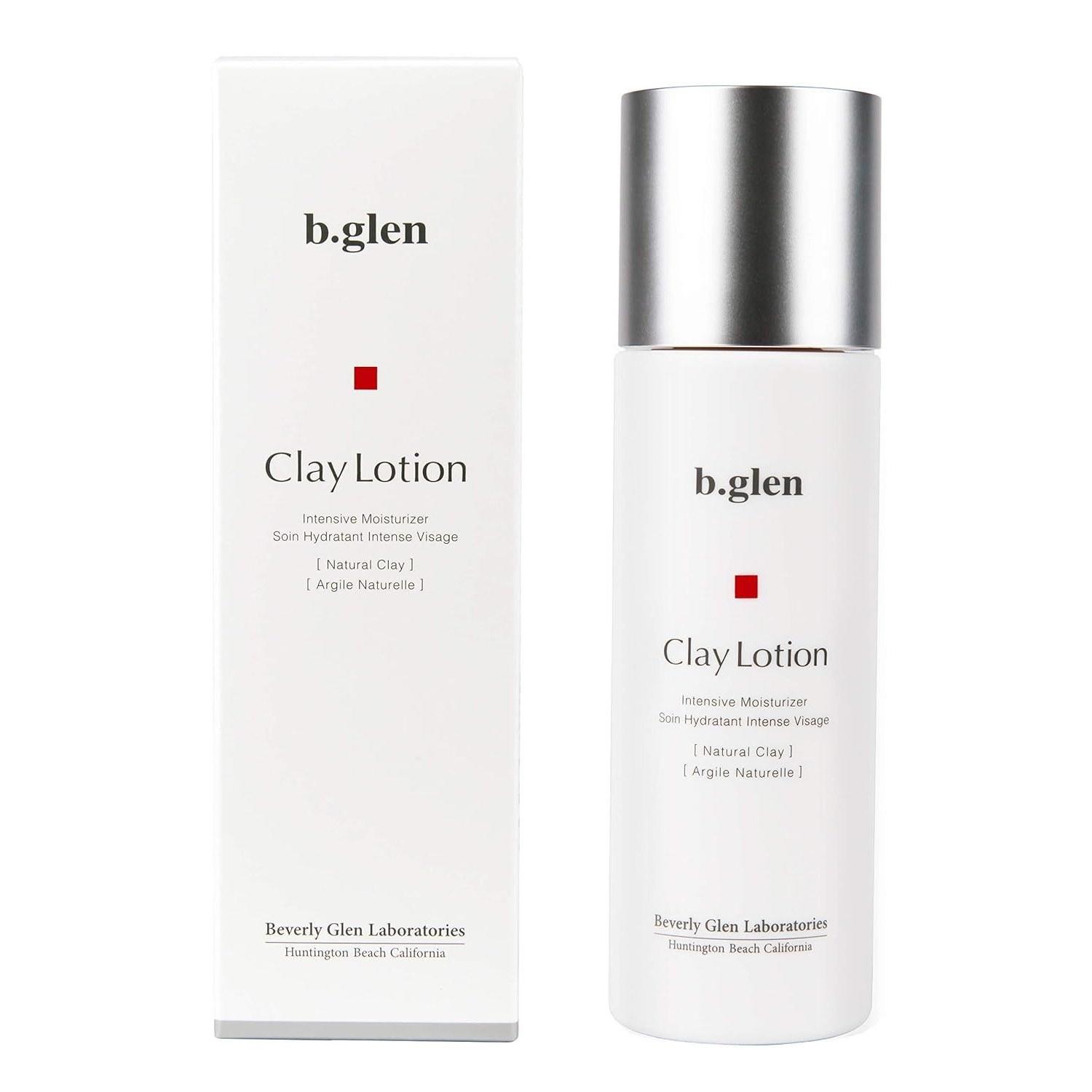 b.glen Clay Lotion Medicinal Toner 120mL Natural Acne Pimples Skin Roughness Moisturizing Hydrating Low Irritation Sensitive Makeup