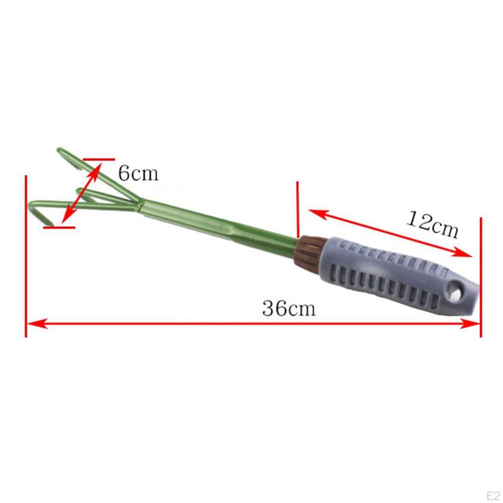 Garden Weeder Tool Loosening Soil Metal Hand for Yard Bonsai Planting