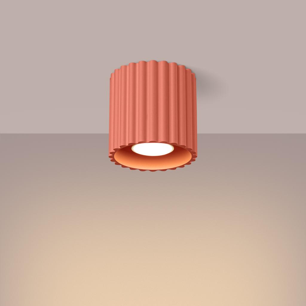 Plafon Aura 1 Gu10 Brzoskiwniony Alu Sollux Sl.1824