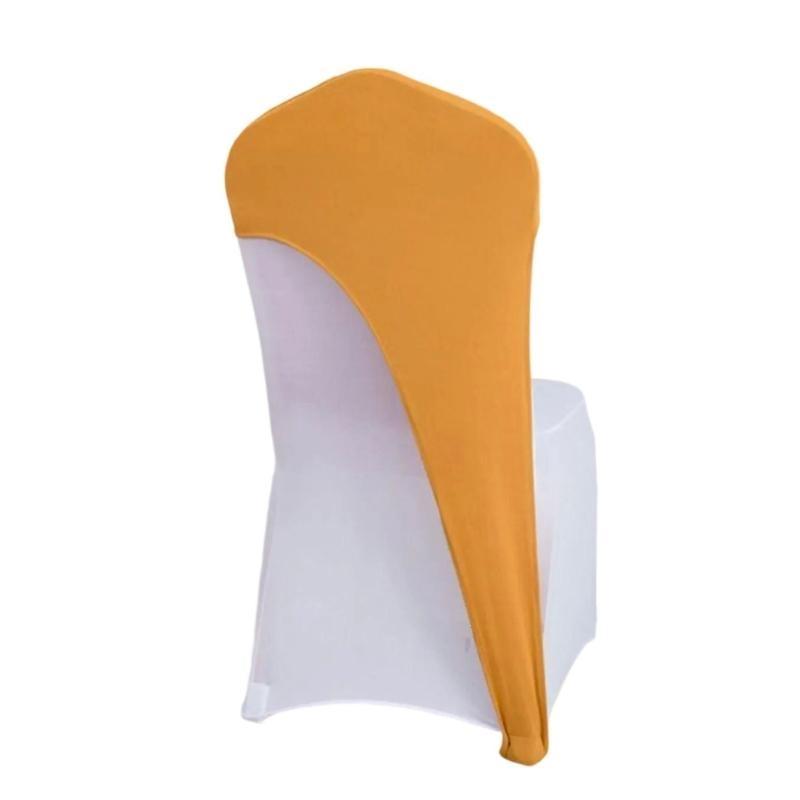 Spandex Chair Hood Sash Hat Bands Folding Stretch Elastic Cover for Wedding