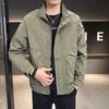Spring And Autumn New Men'S Casual Jacket Top Jacket Korean Edition Trend Youth Hong Kong Style Handsome Tooling Tide