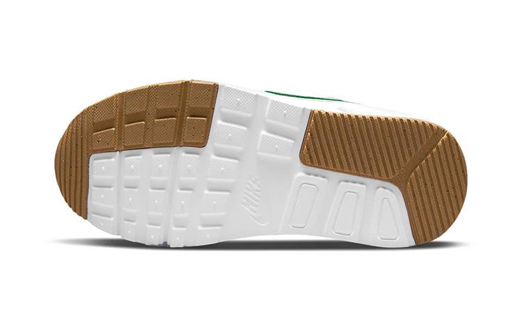 Nike Air Max SC Hook and loop Low top Running Shoes White Green Children Aged 3 7 Years Old CZ5356-104