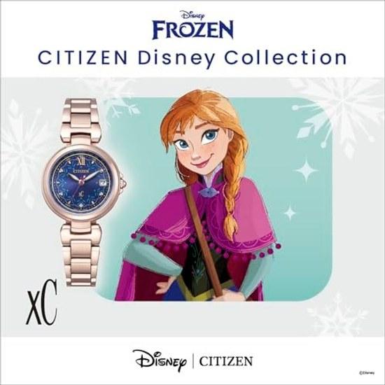 CITIZEN Wristwatch xC EC1037-77L Ladies Disney Collection Character Anna Waterproof Limited Model Sakura Color