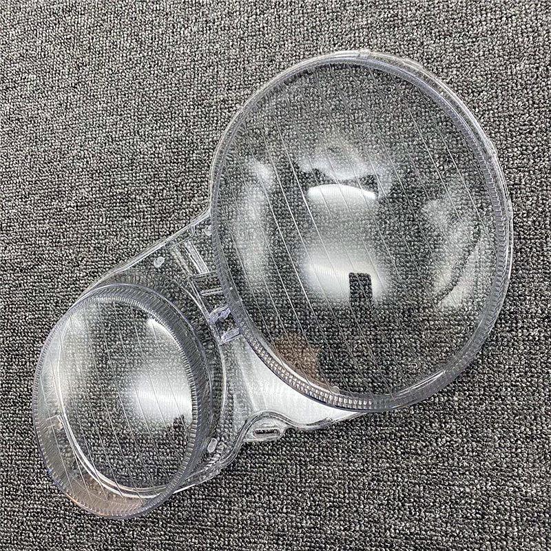 Fits 99-05 Mercedes-Benz E-Class W210 Headlight Lens Cover: Transparent PC Mask Crystal Face.