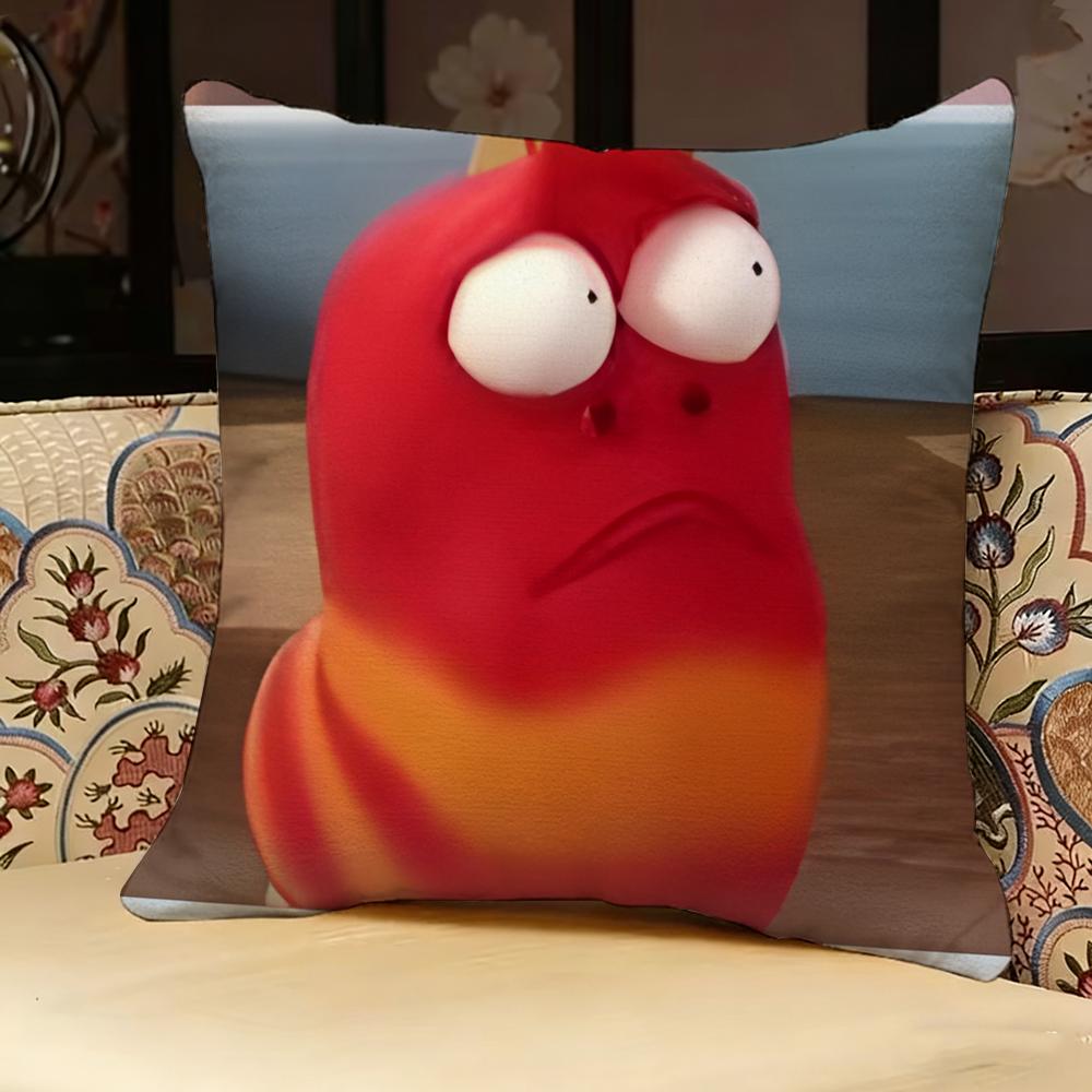 Llarva ANIMATION Pillow Case Pillowcase Doublesided Printed Sofa Cushion Bedroom Headboard Pillow