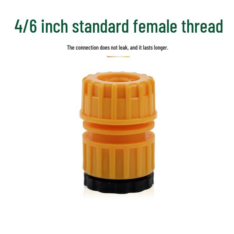 4/6 Inch Faucet with 20/25mm Internal Thread, 4-Point Lock Tube Water Pipe Connector