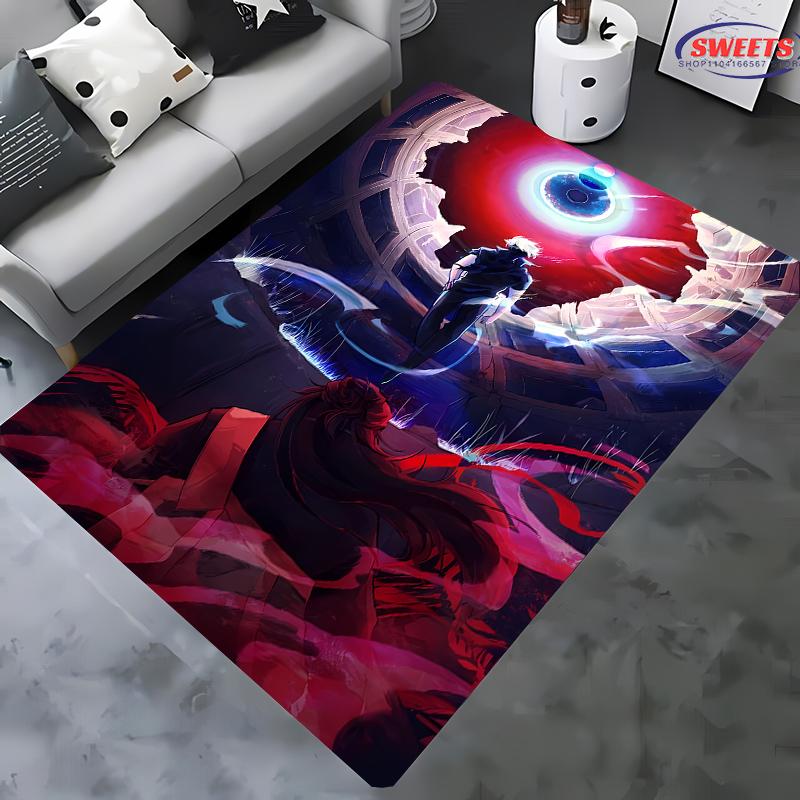 New Shelves ! Jujutsu Kaisen Gojo Satoru Carpet, Living Room Bedroom Office Kid's Room of Choice, Non-slip Machine Washable Mat