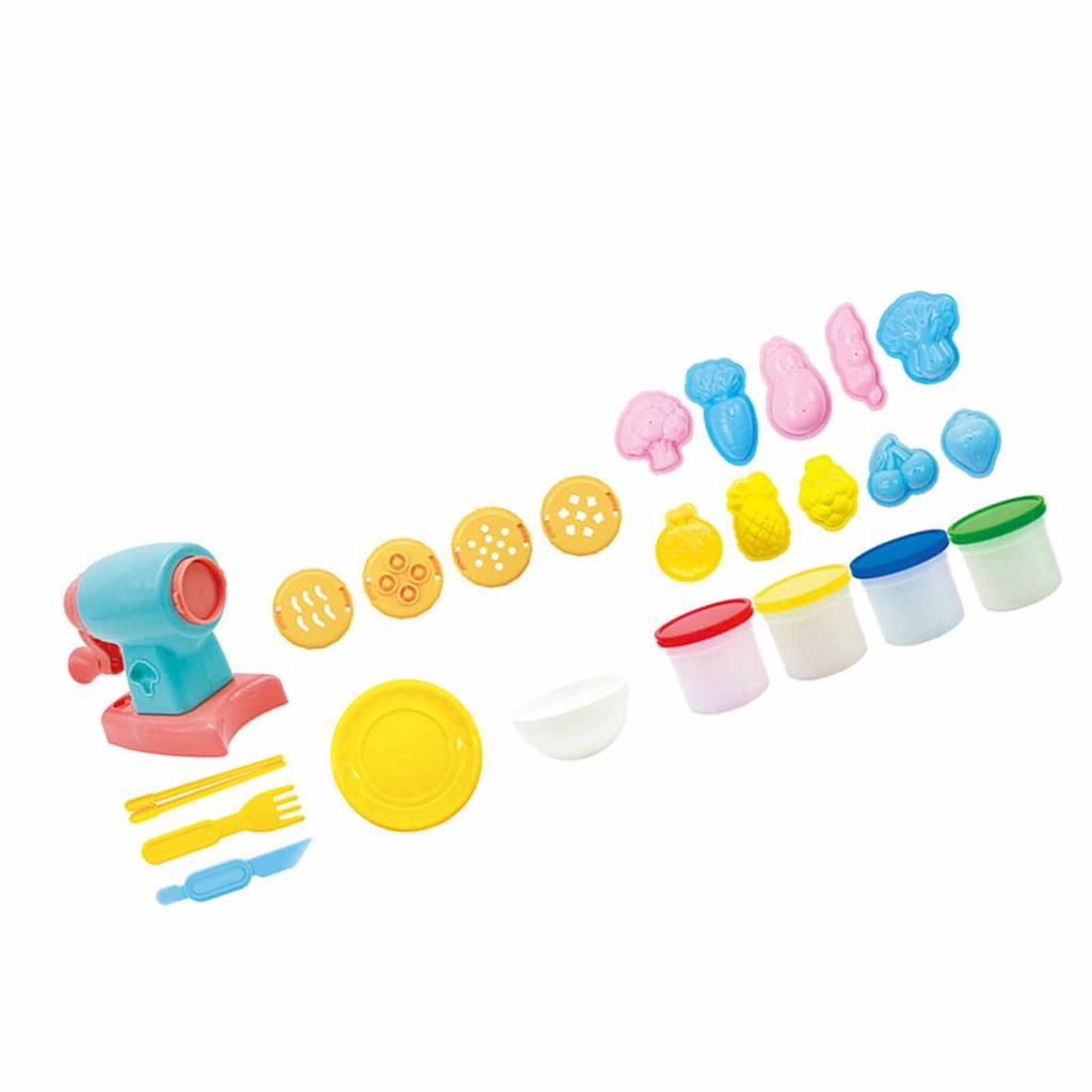 Play Dough Set Color Dough Toy Food Grade Non Toxic Play Clay Mold Set for Children Dough Noodle