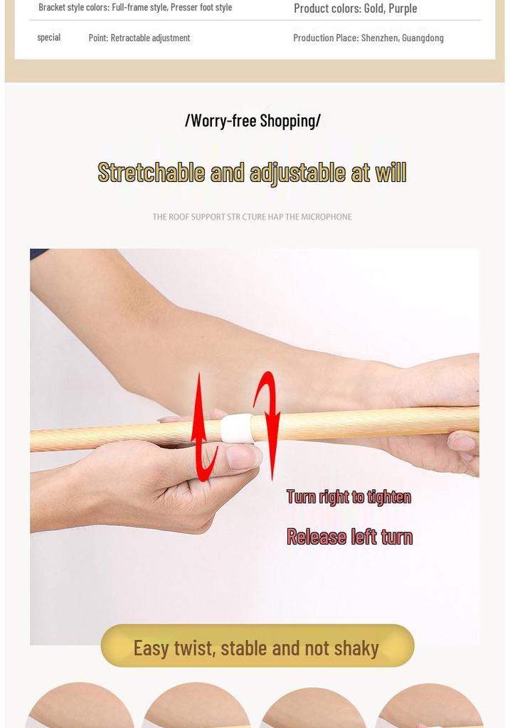 Adjustable Stainless Steel Mosquito Net Frame for Dorms - Telescopic, Reinforced Stand.