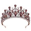 Baroque Crystal Tiara: Elegant European & American Style for Birthdays, Proms, Weddings, and Parties