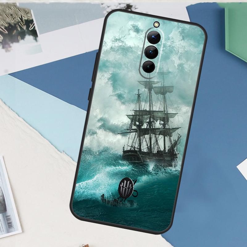 Sailing Pirate Ship For Nubia Red Magic 10 Pro Plus 6 7 Pro 6S 7S 5G 6R RedMagic 9 8 8S 9S Pro Plus Phone Case