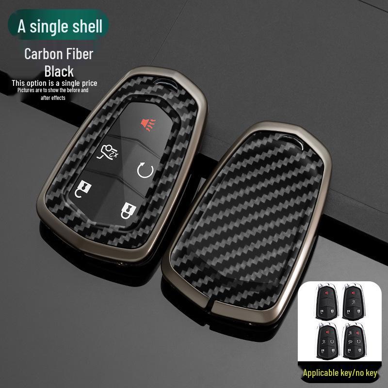 Premium Key Case for Cadillac XTS, SLS, Seville, CTS, SRX, Escalade, ATS - Men's Luxury Accessory